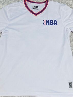 **SOLD**

NBA Genuine Merchandise V-Neck Shooting Jersey Top L